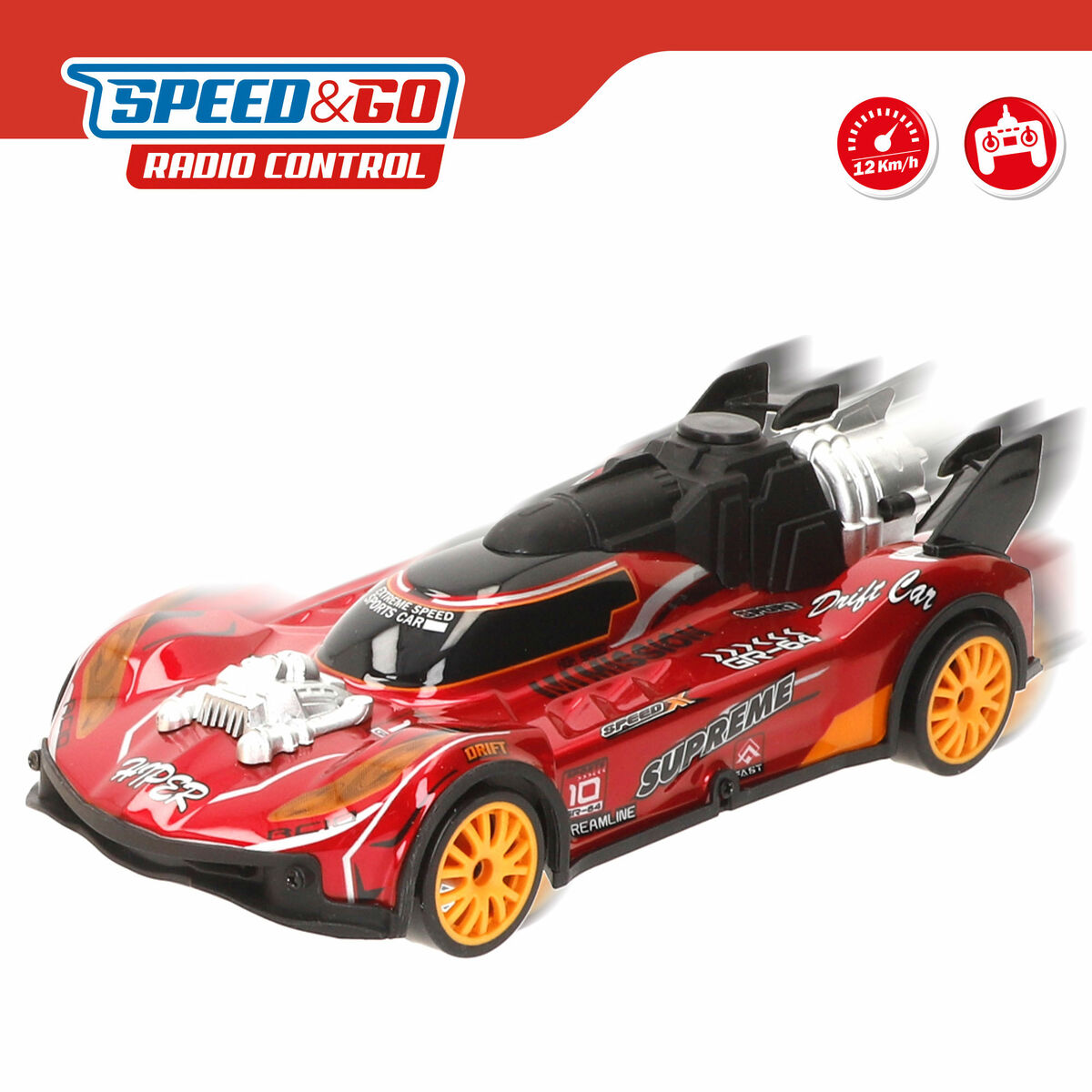 Remote-Controlled Car Speed & Go (4 Units)