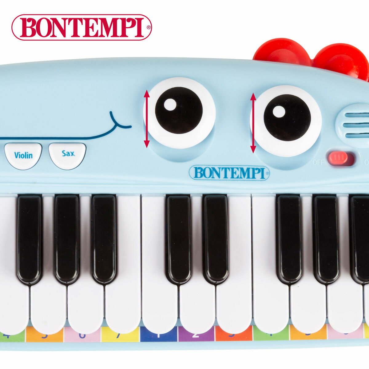 Educational Learning Piano Bontempi Dino 30 x 4 x 14 cm (4 Units)