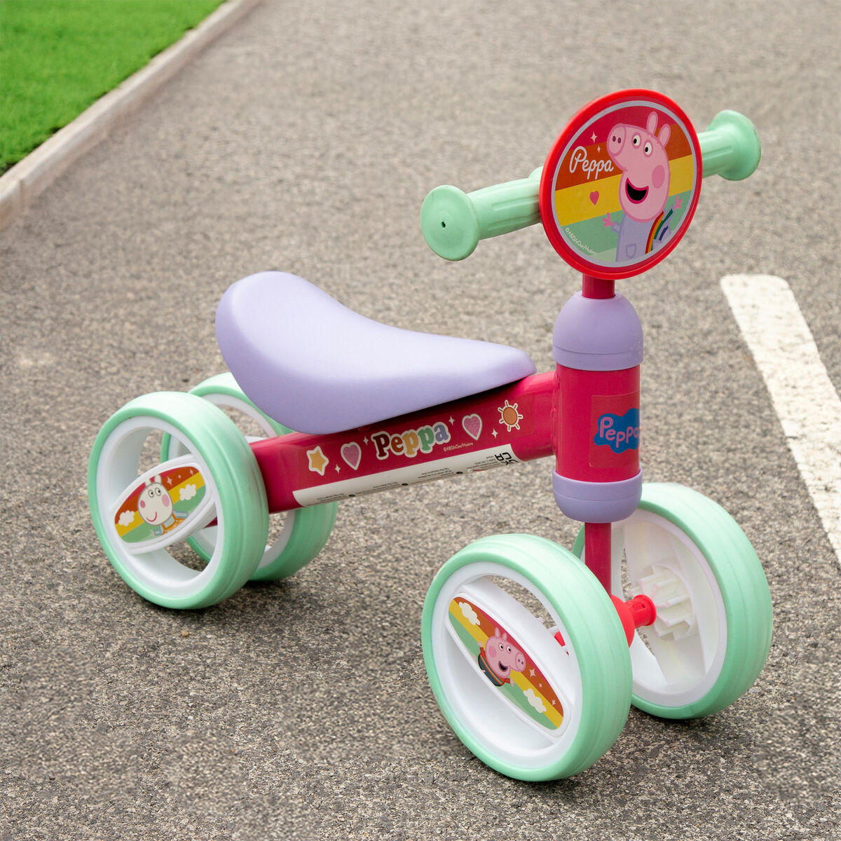 Tricycle Peppa Pig Multicolour 47 x 37 x 25 cm (2 Units)