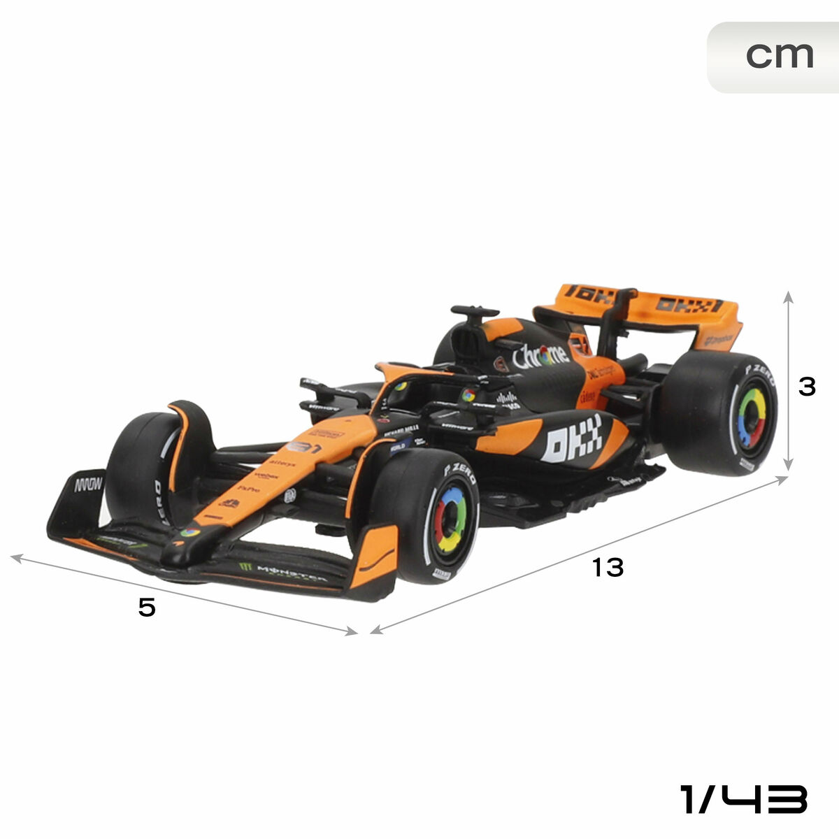 Toy car McLaren F1 2024 MCL38 (6 Units)