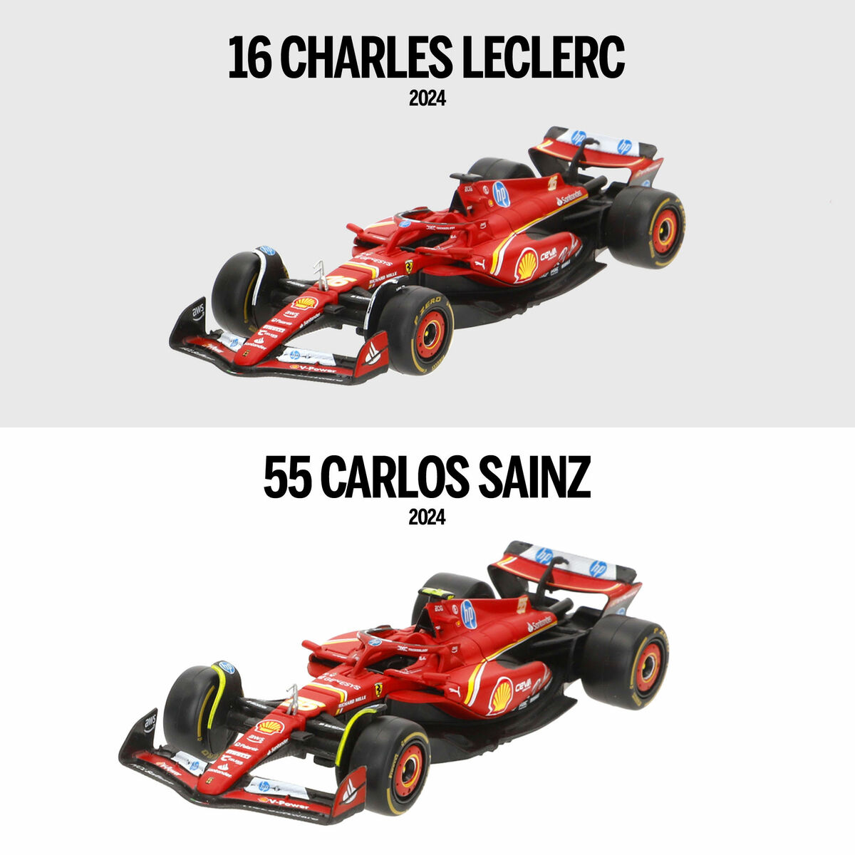 Toy car Ferrari F1 2024 SF24 (6 Units)
