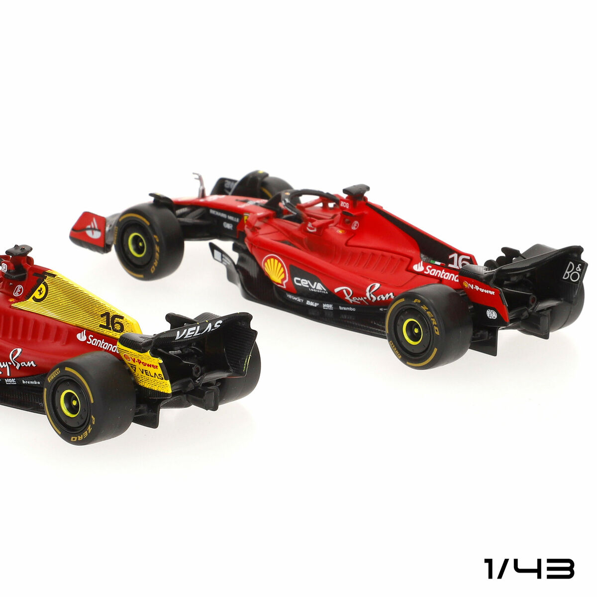 Toy car Ferrari LECLERC (4 Units)