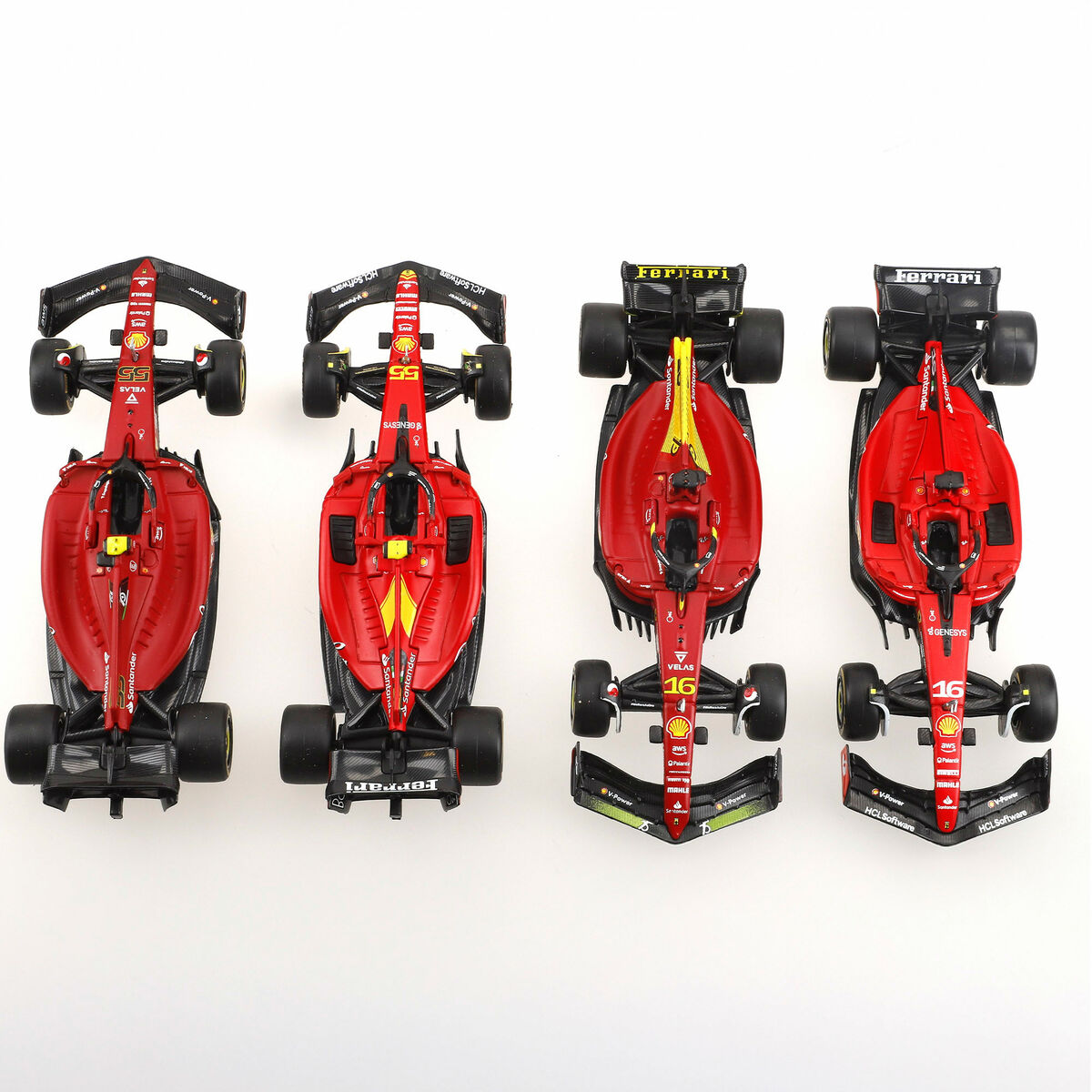 Toy car Ferrari LECLERC (4 Units)