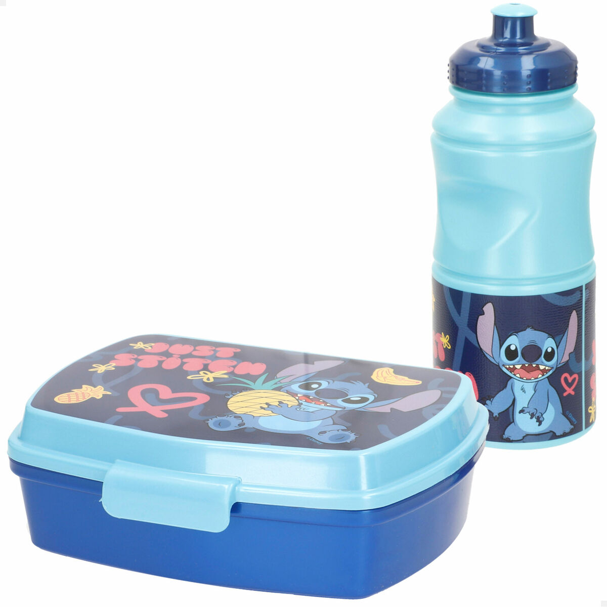 Lunch box Stitch 380 ml 17 x 5,5 x 13,5 cm Bottle (6 Units)
