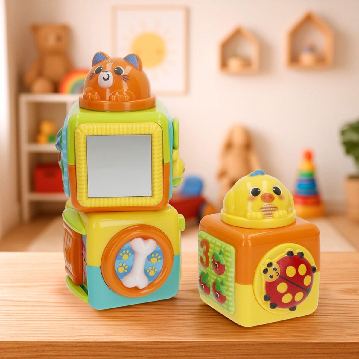 Stacking Blocks Winfun 8,5 X 25 X 8,5 CM (6 Units)