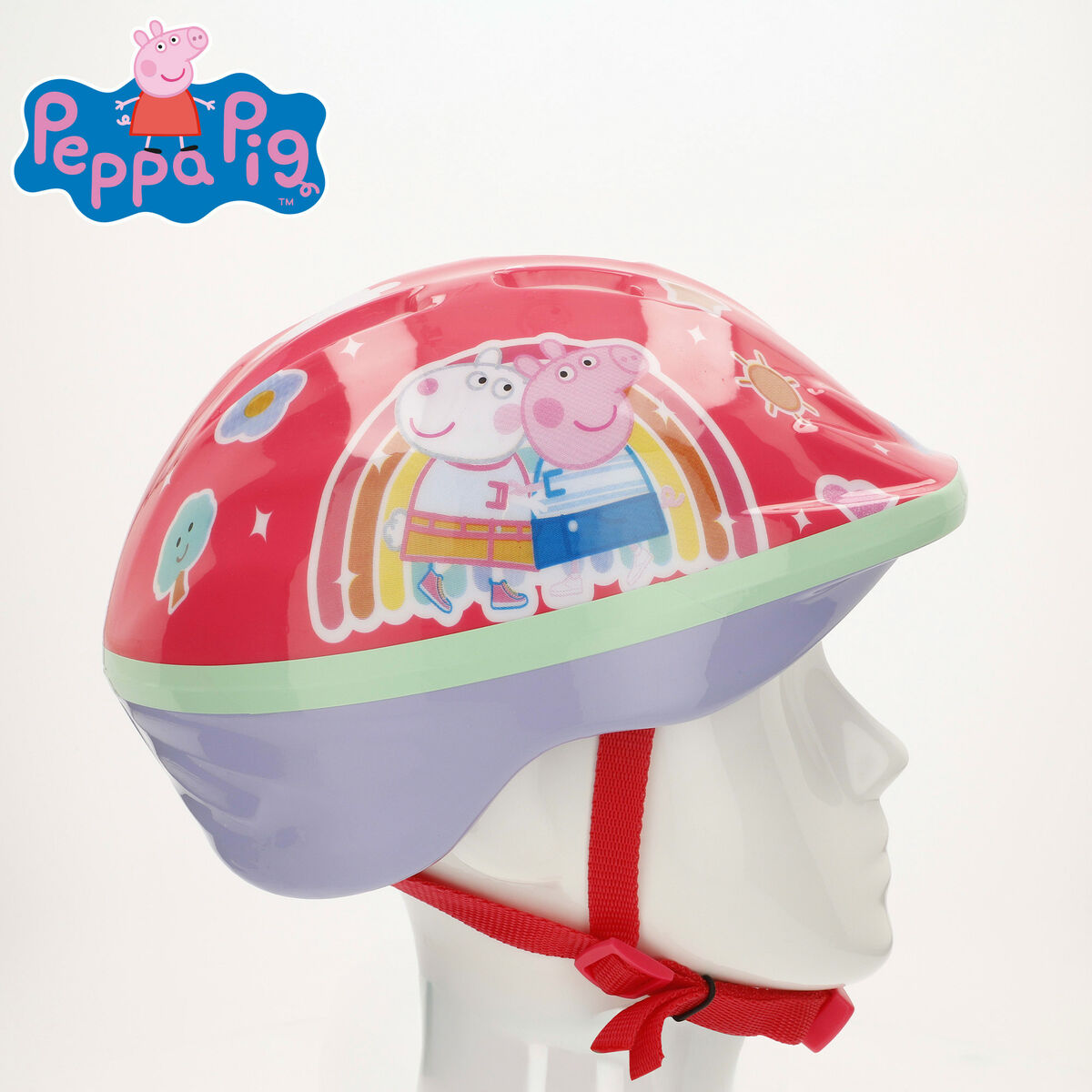 Children’s Cycling Helmet Peppa Pig Red 48-52 cm