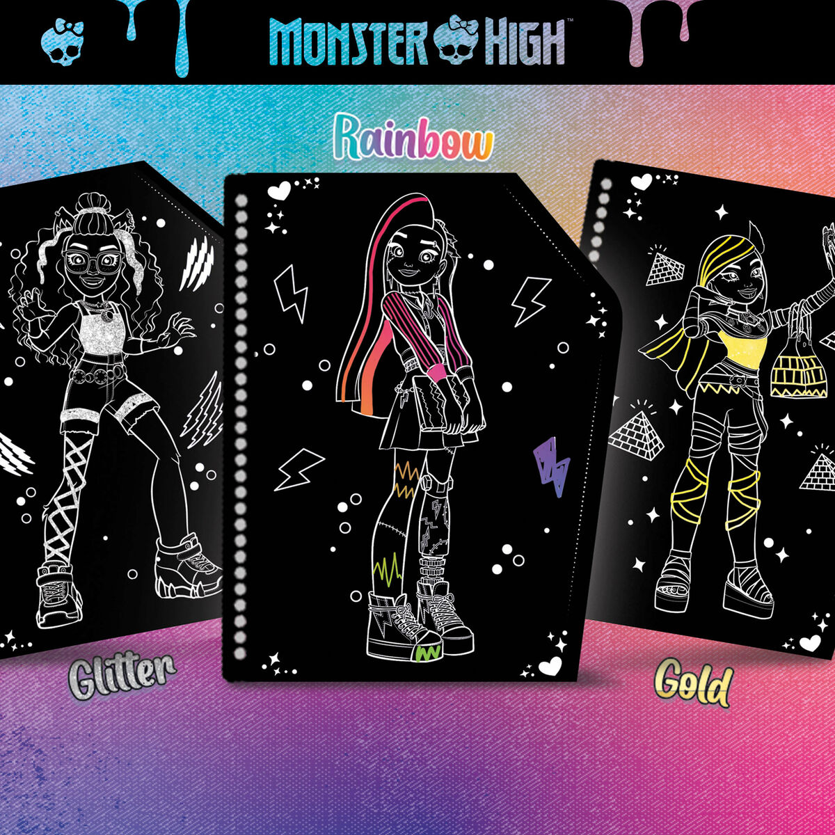 Drawing Set Monster High (12 Units)