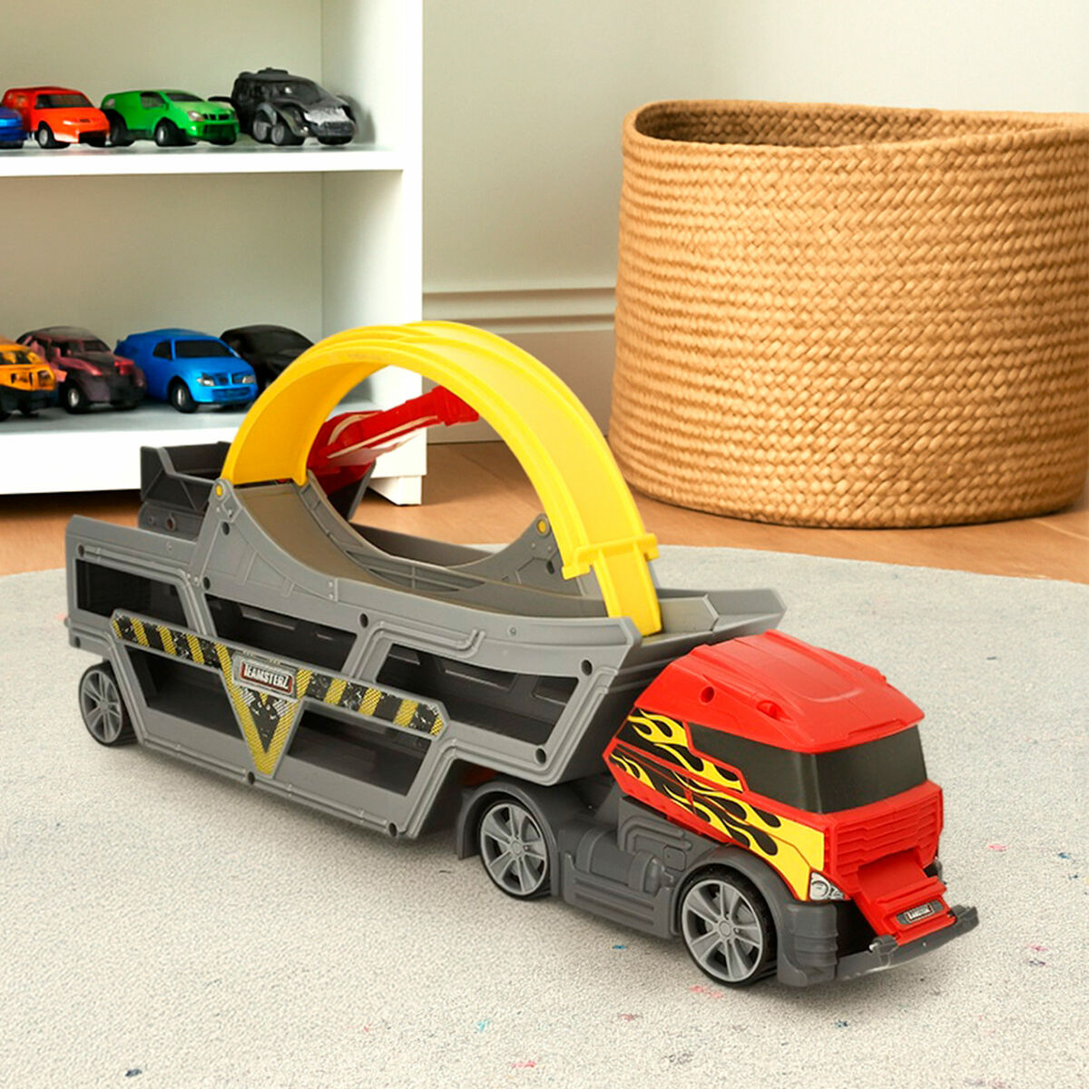 Vehicle Carrier Truck Teamsterz 81 X 30 X 9 CM (3 Units)