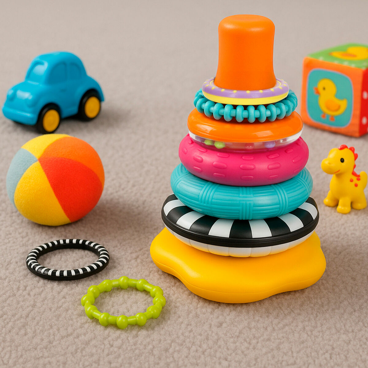 Stacking Blocks Winfun 13 x 20 x 13 cm (6 Units)