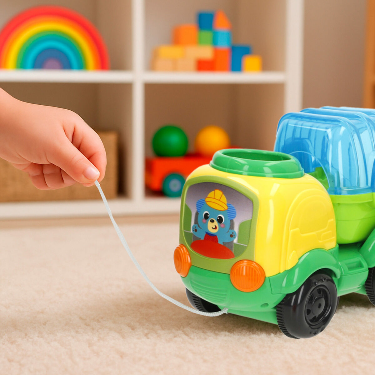 Pull-along toy Winfun 25 x 17 x 12 cm (4 Units)