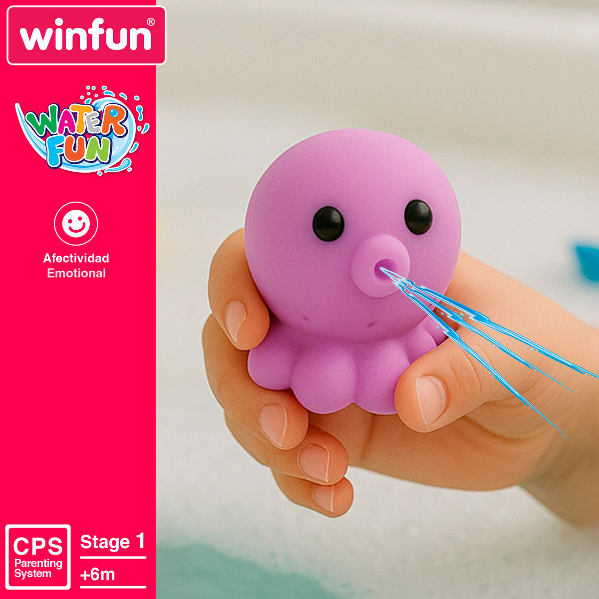 Set of Bath time Animals Winfun 6 X 4,5 X 8 CM 4 Units