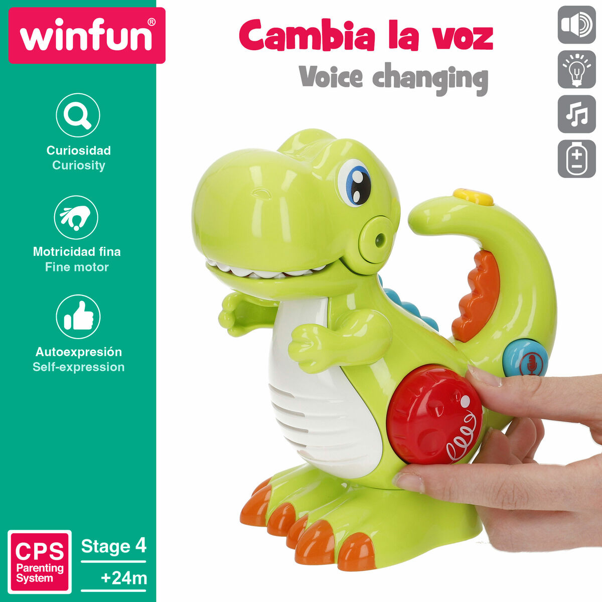 Interactive Toy for Babies Winfun 15 x 16 x 9 cm (12 Units)