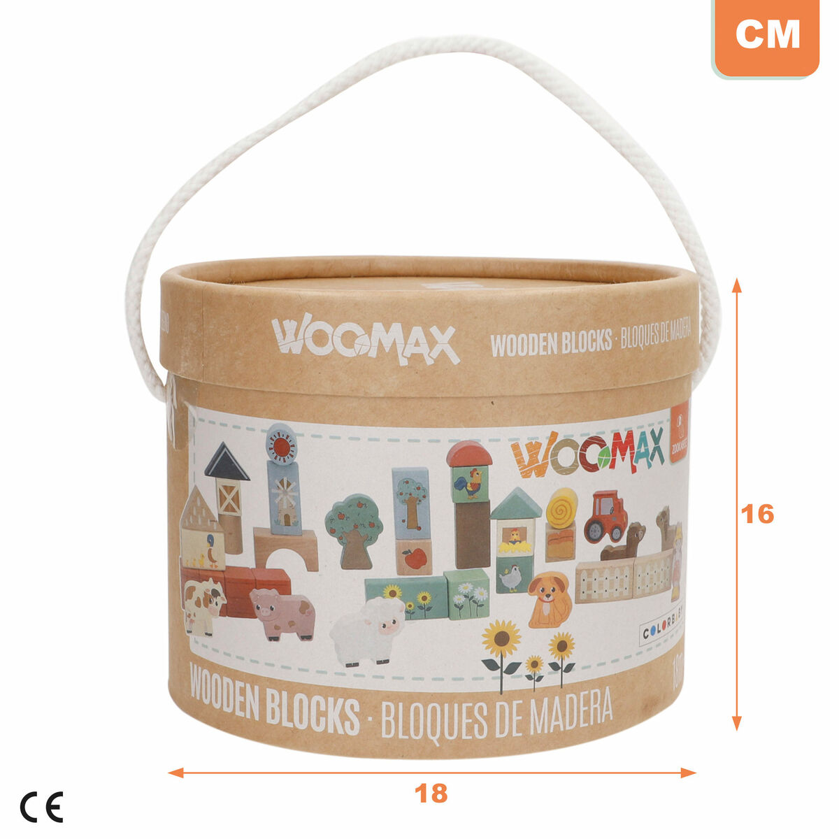 Building Blocks Woomax 36 Pieces