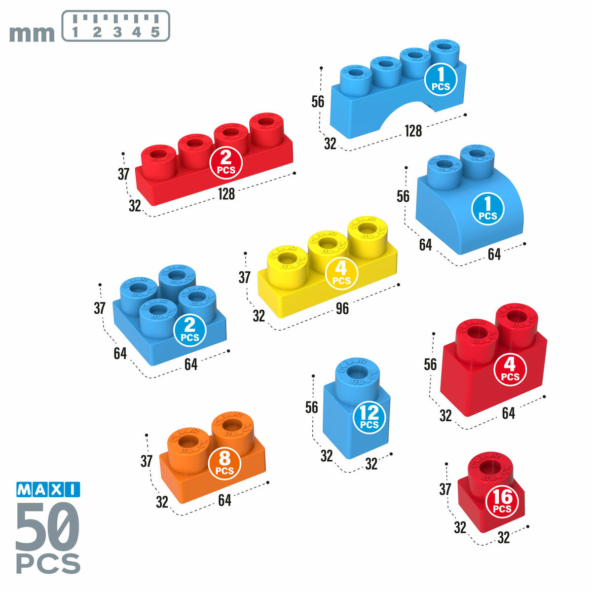 Construction set Color Block