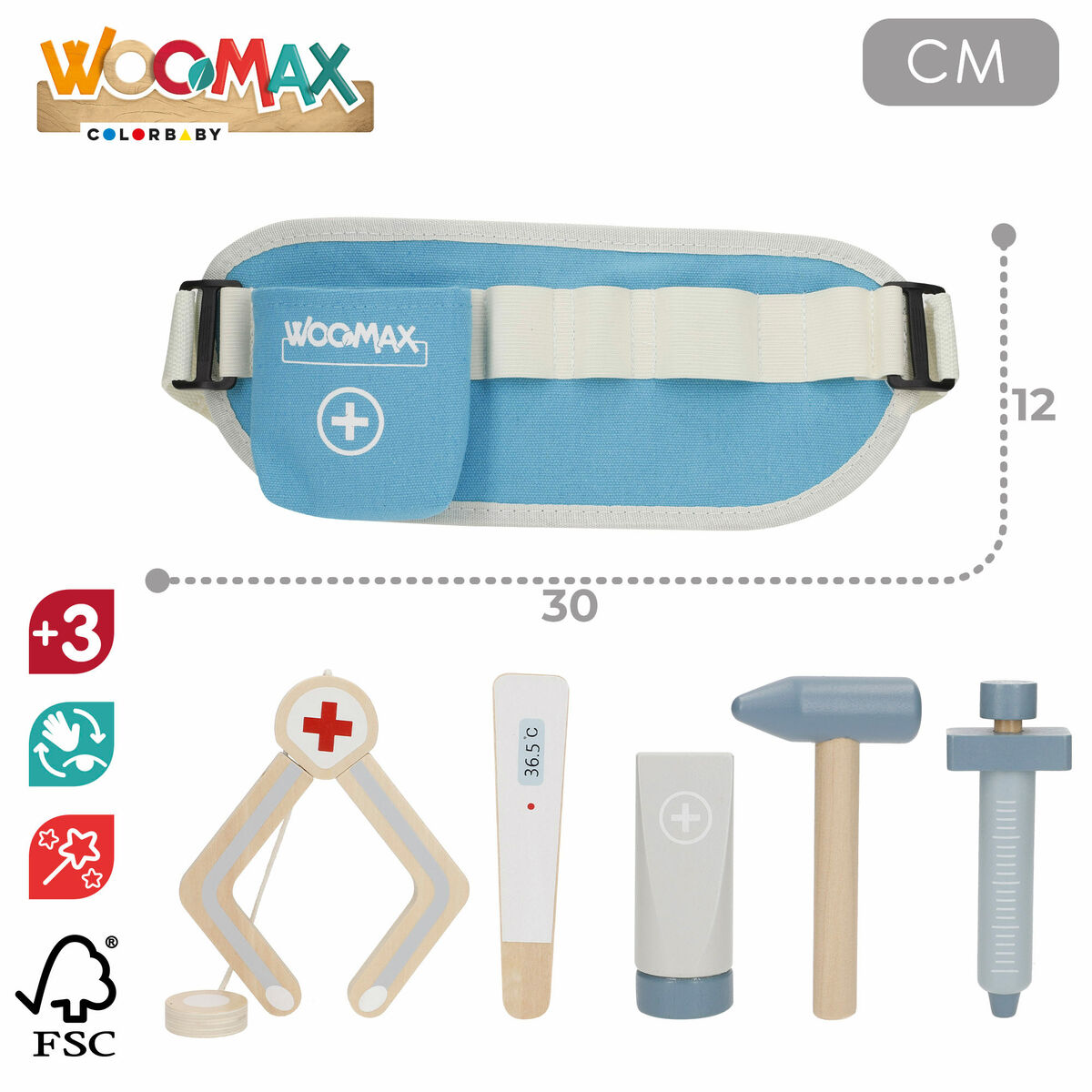 Toy medical centre Colorbaby (6 Units)
