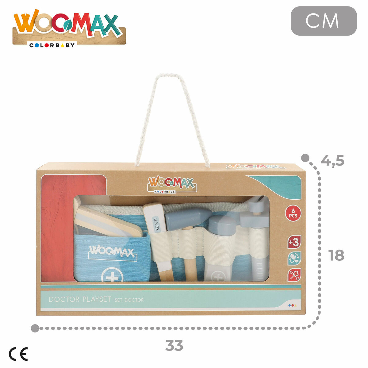 Toy medical centre Colorbaby (6 Units)