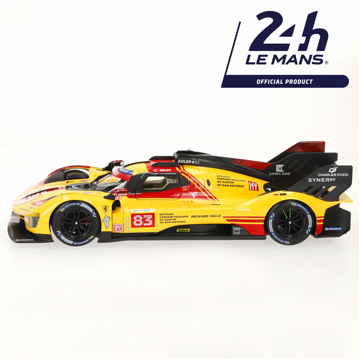 Car Ferrari 28 x 7 x 12 cm (4 Units)