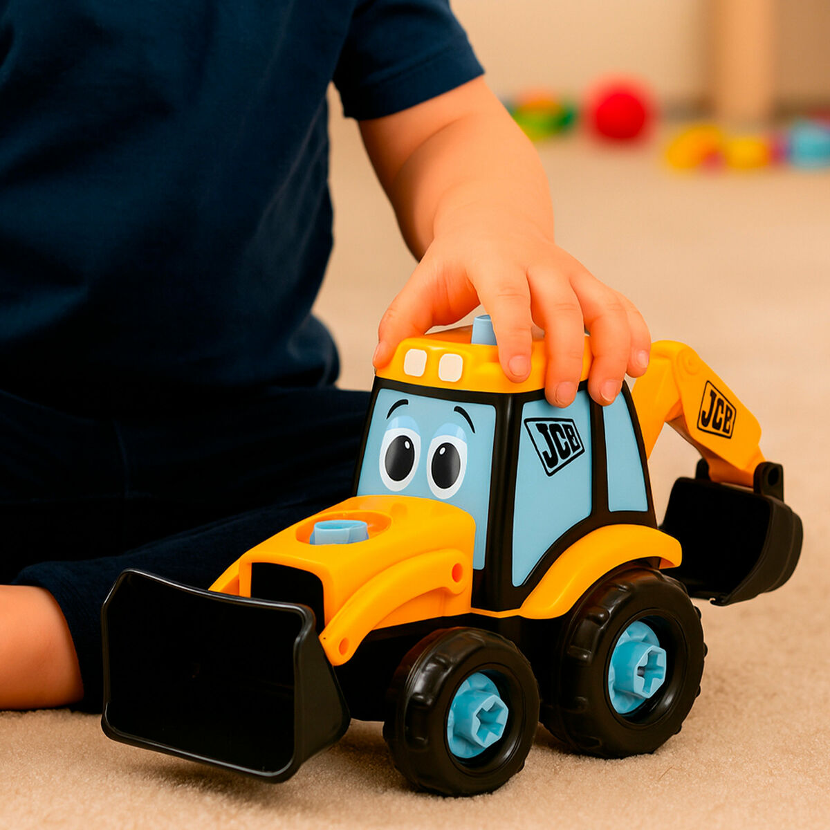 Backhoe Excavator Truck Teamsterz 31 X 18 X 15 CM (4 Units)