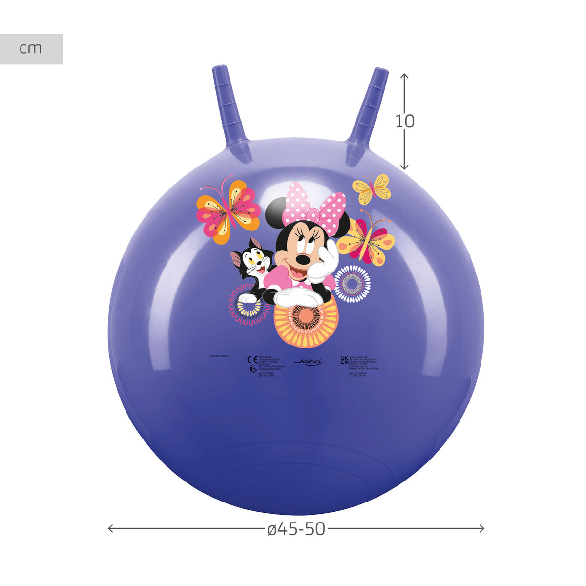 Jumping Ball Minnie Mouse Purple (10 Units)