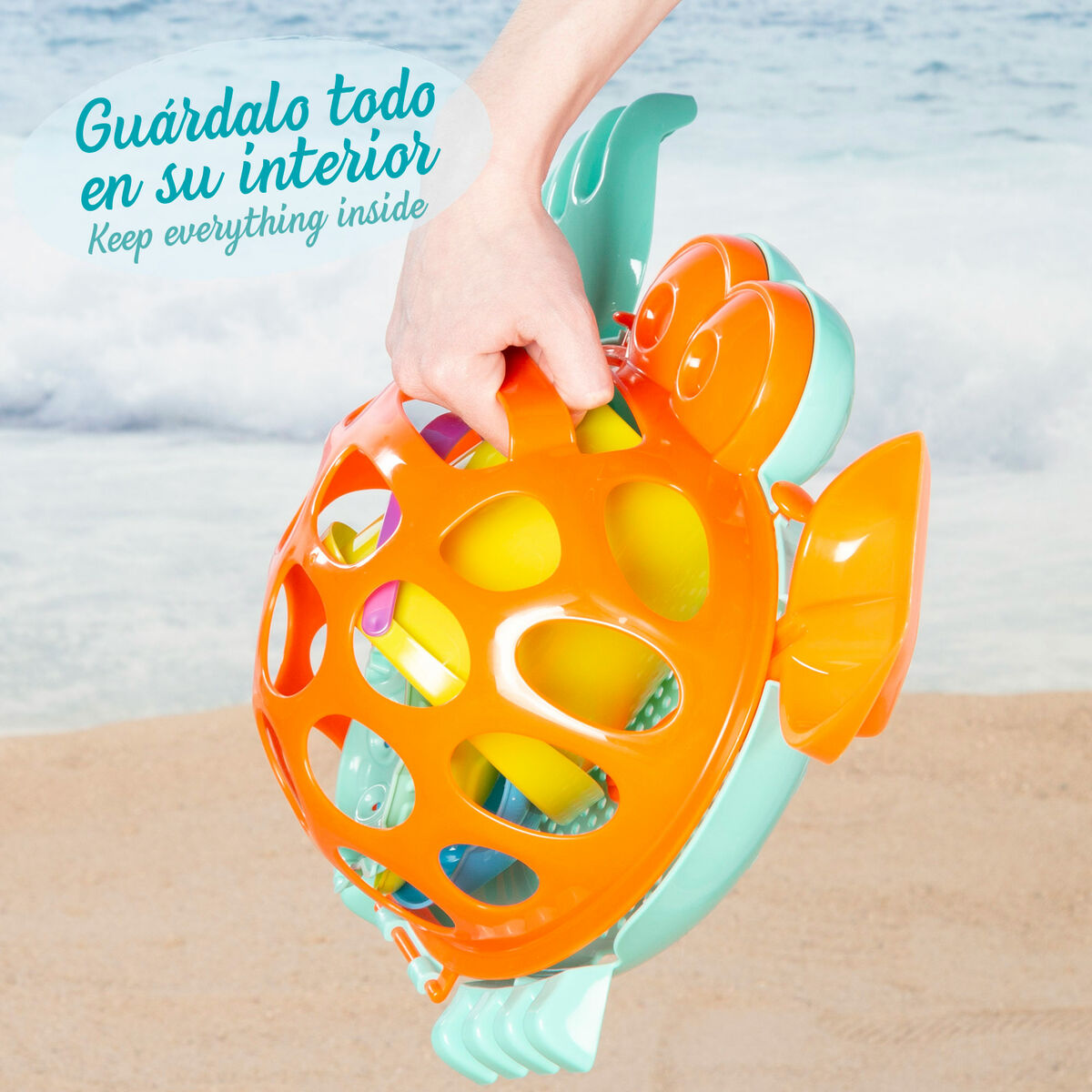Beach toys set Colorbaby 48 X 16 X 32 CM (6 Units)