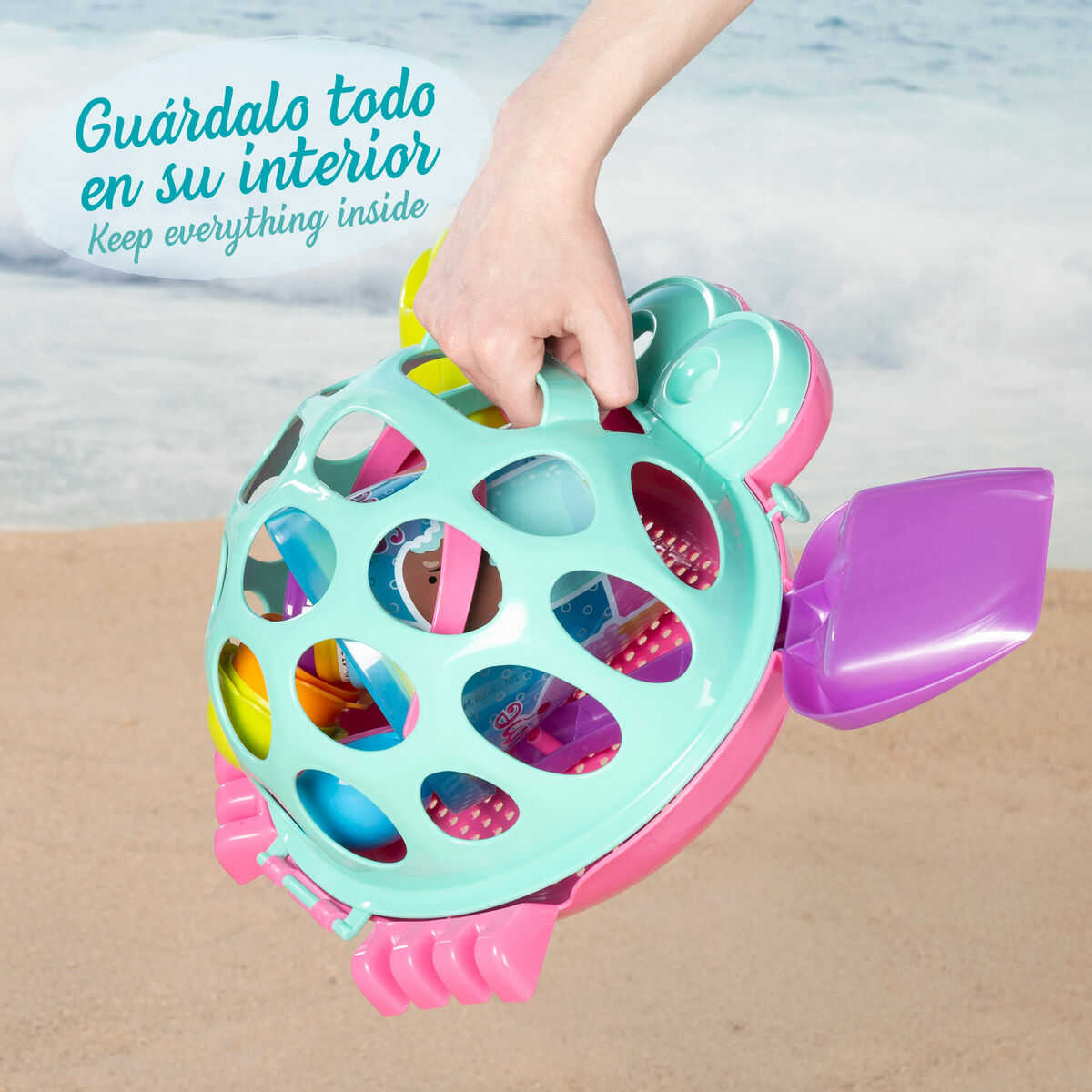 Beach toys set Colorbaby 48 X 16 X 32 CM (6 Units)