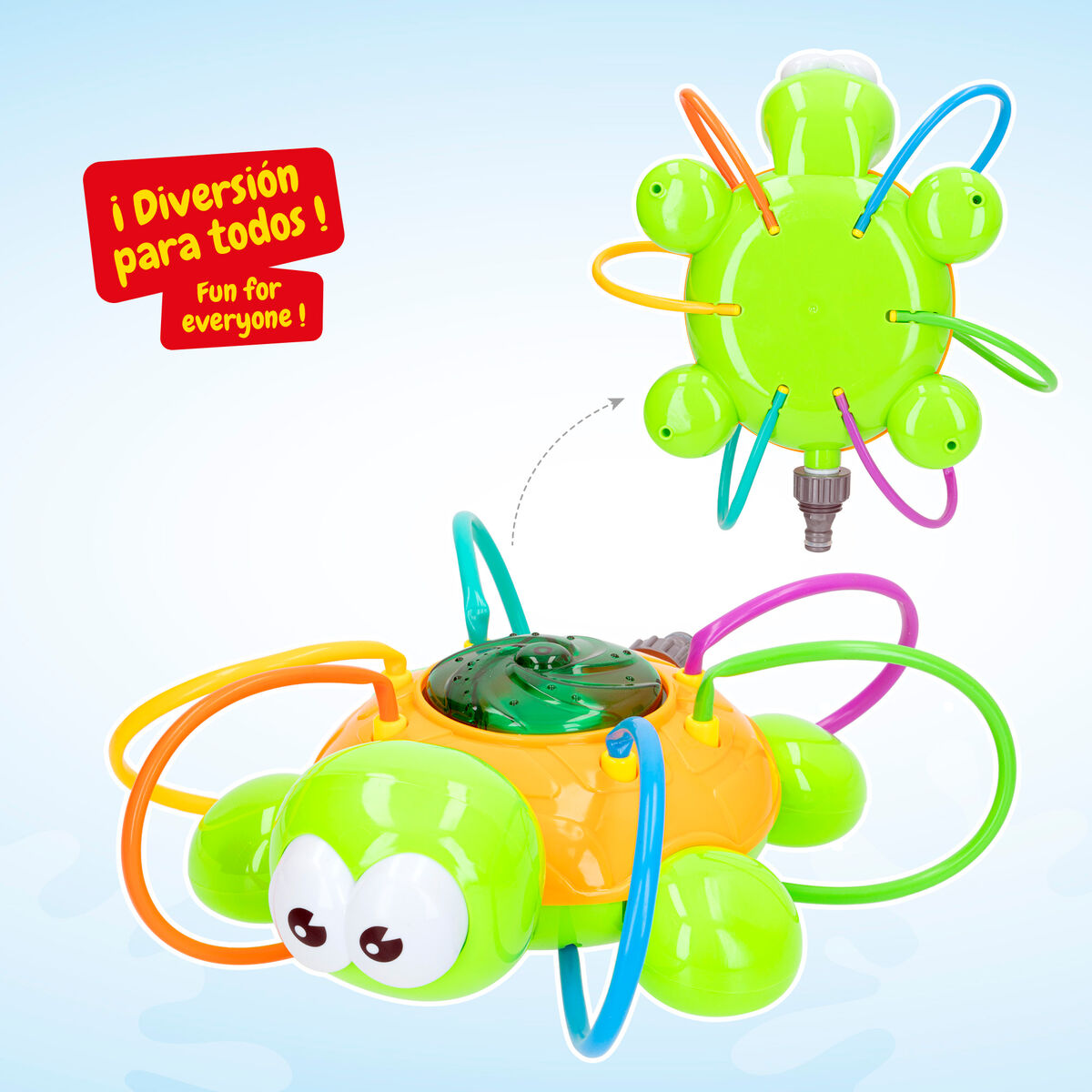 Water Sprinkler and Sprayer Toy Colorbaby Plastic 28 x 9 x 20 cm (6 Units)