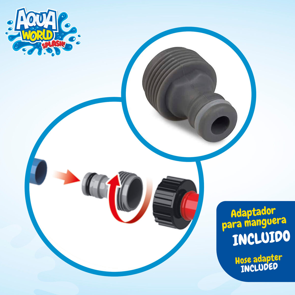 Water Sprinkler and Sprayer Toy Colorbaby Plastic 28 x 9 x 20 cm (6 Units)