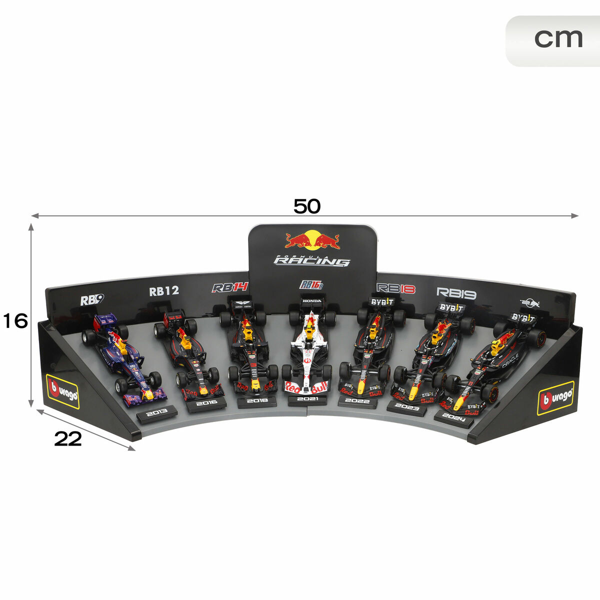 Racing car Red Bull BURAGO (4 Units)