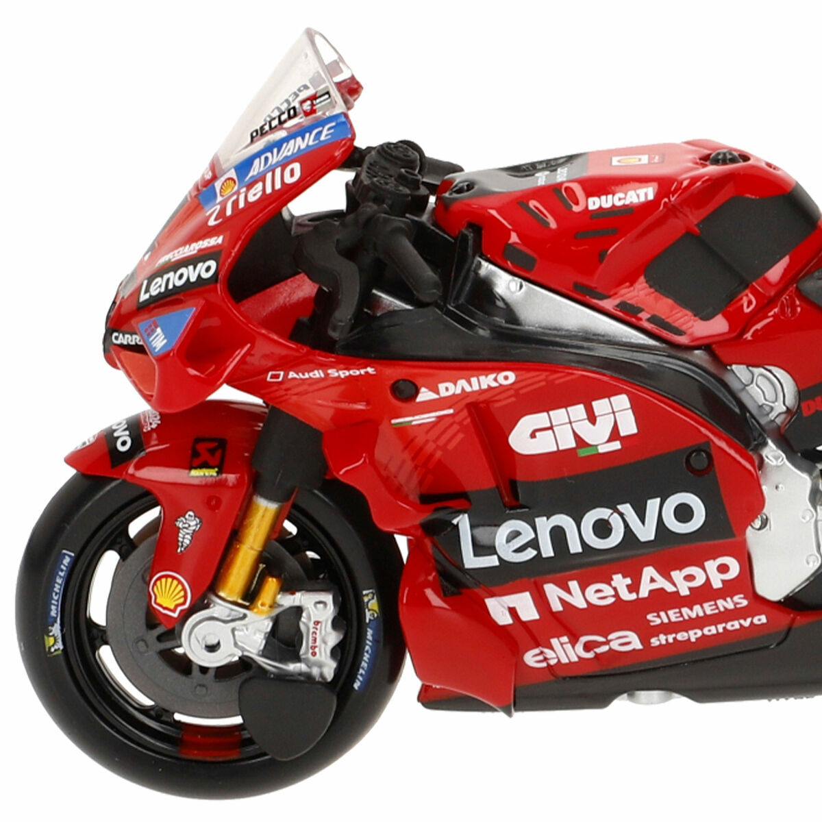 Motorcycle Maisto 2024 DUCATI LENOVO 12 X 8 X 4 CM
