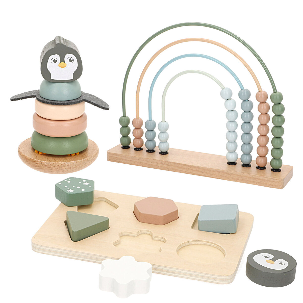 Wooden Game Woomax 22 x 22 x 6 cm (2 Units)