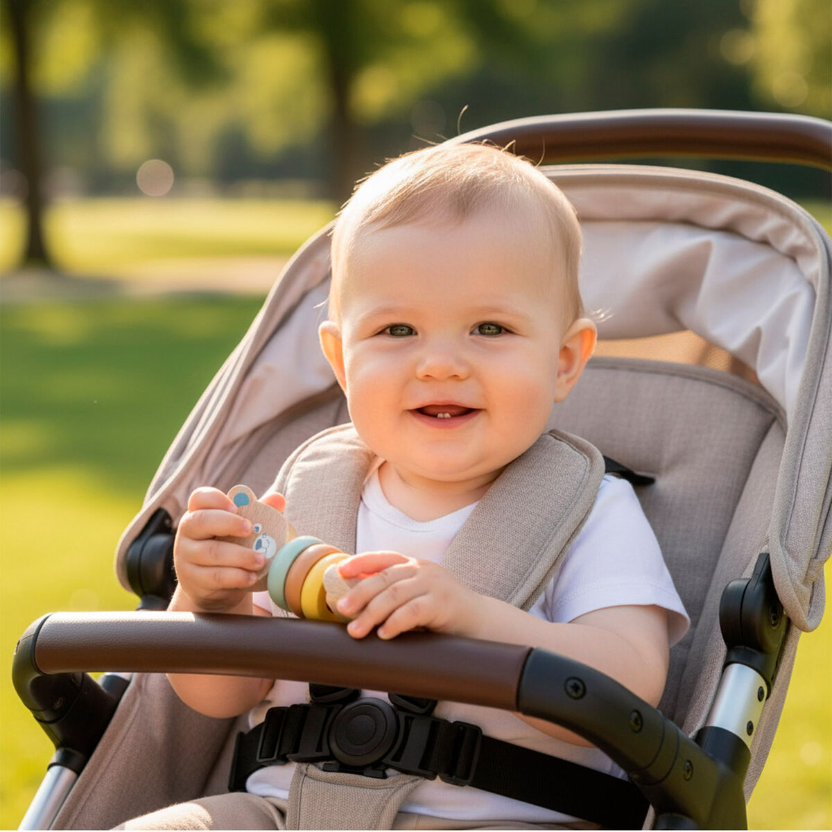 Set of rattles Woomax 13,5 X 9,5 X 4,5 CM (4 Units)