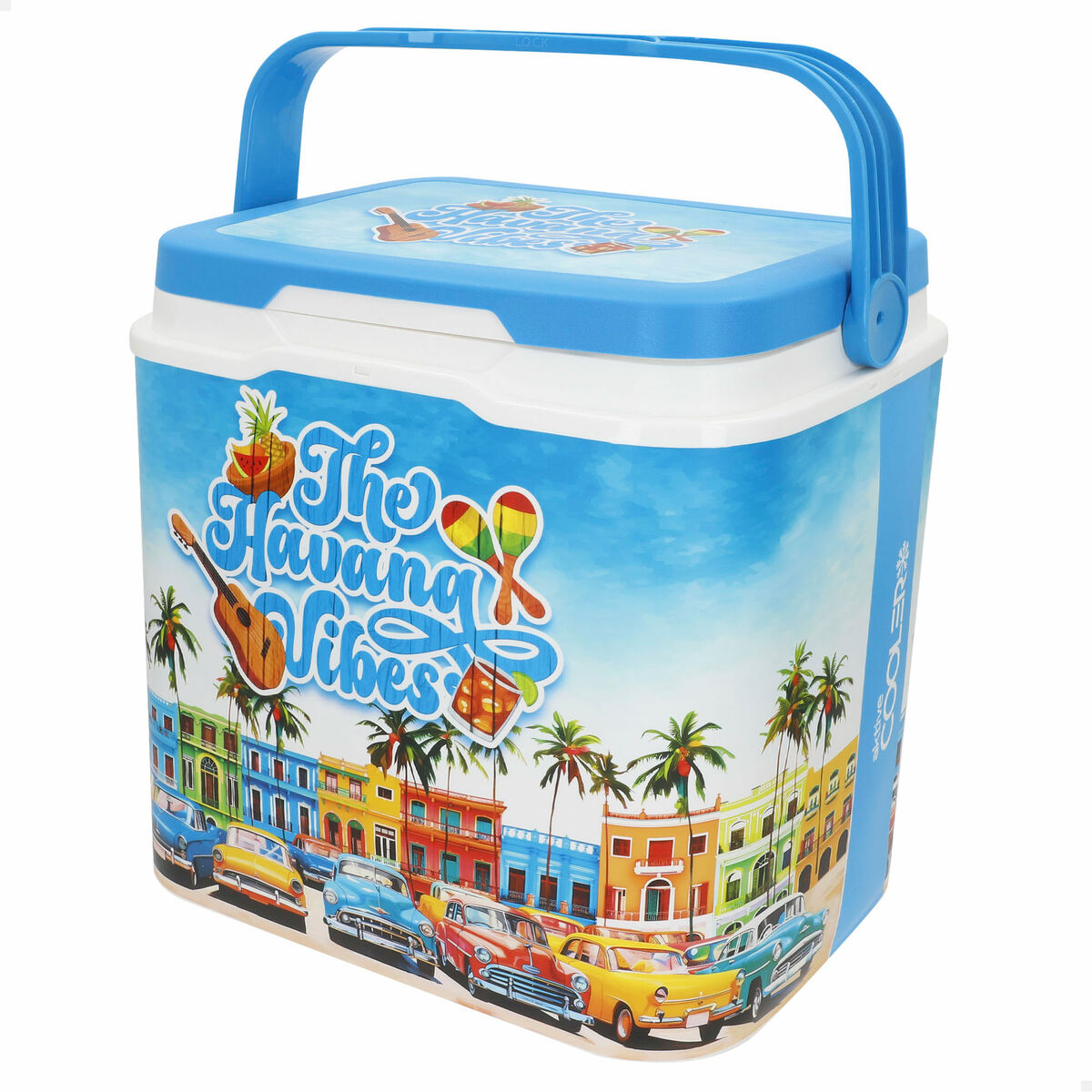 Portable Fridge Aktive Plastic 37 x 35 x 27 cm (2 Units)
