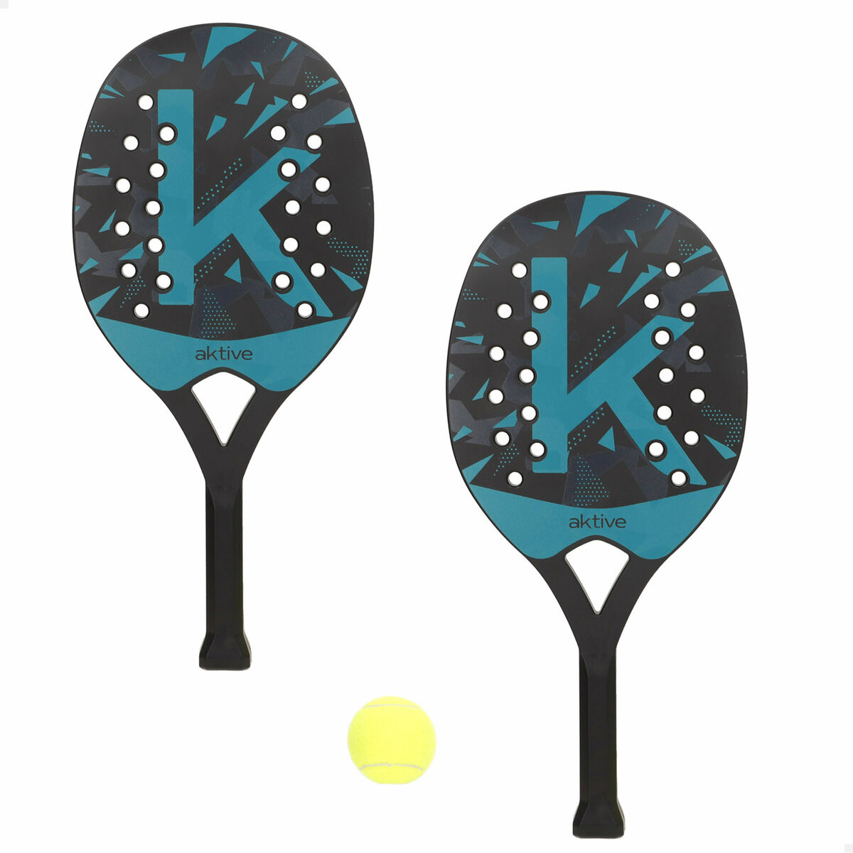 Beach Spades with Ball Aktive 22 X 47 X 3 CM (6 Units)