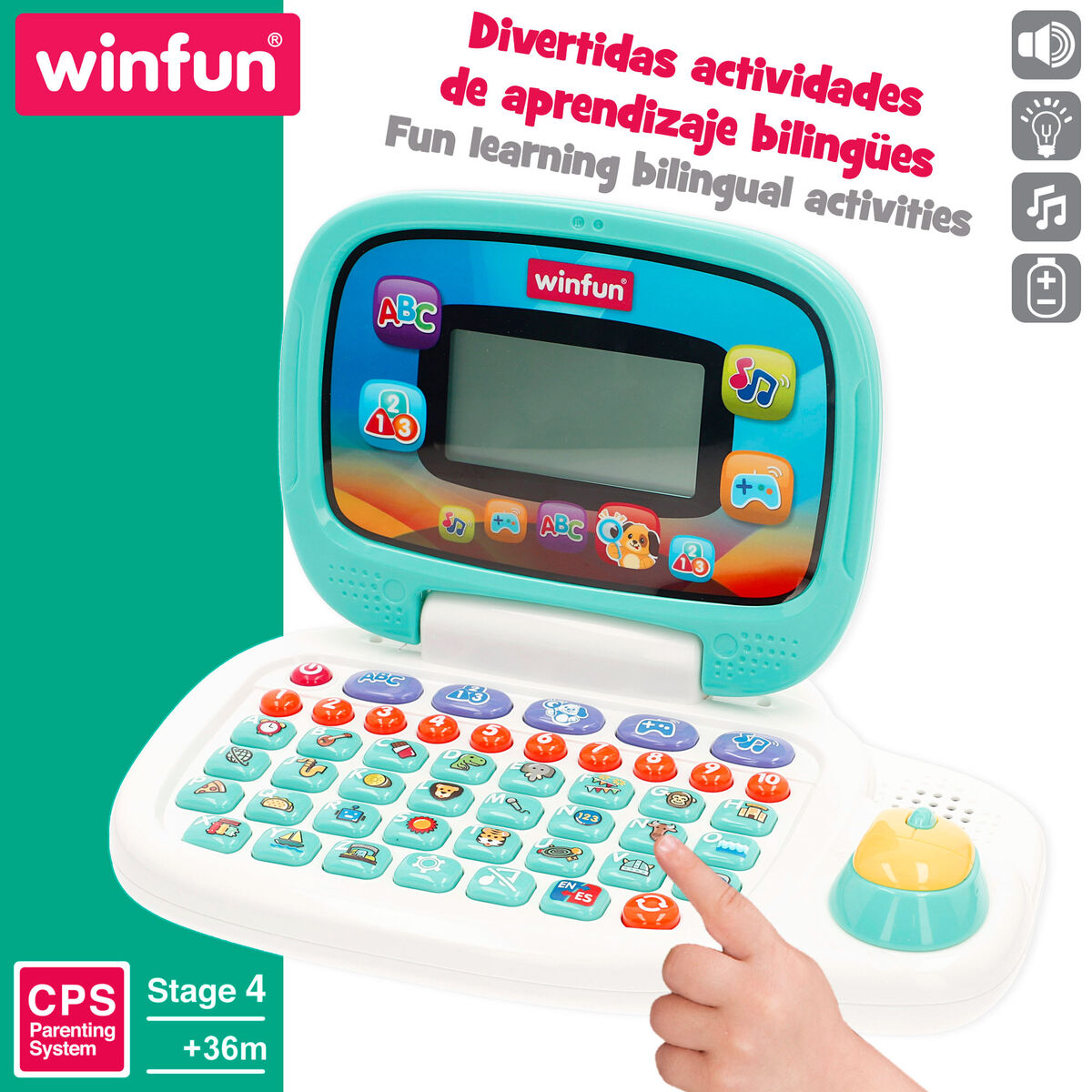 Magic Blackboard Winfun Plastic (4 Units)
