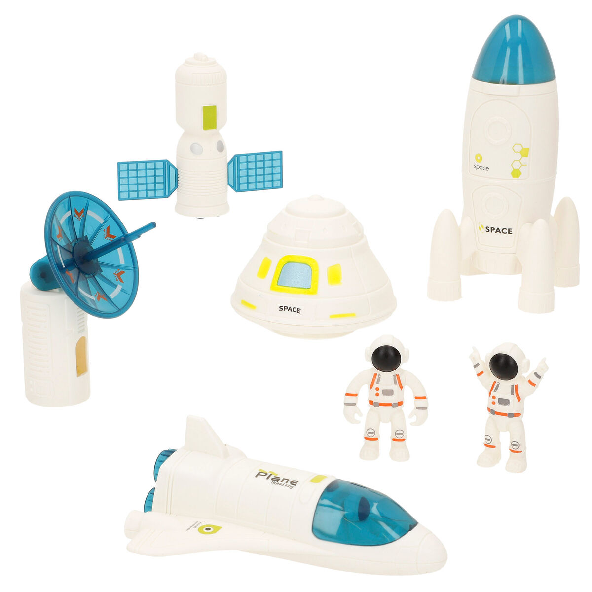 Playset Colorbaby astronautas 7 Pieces