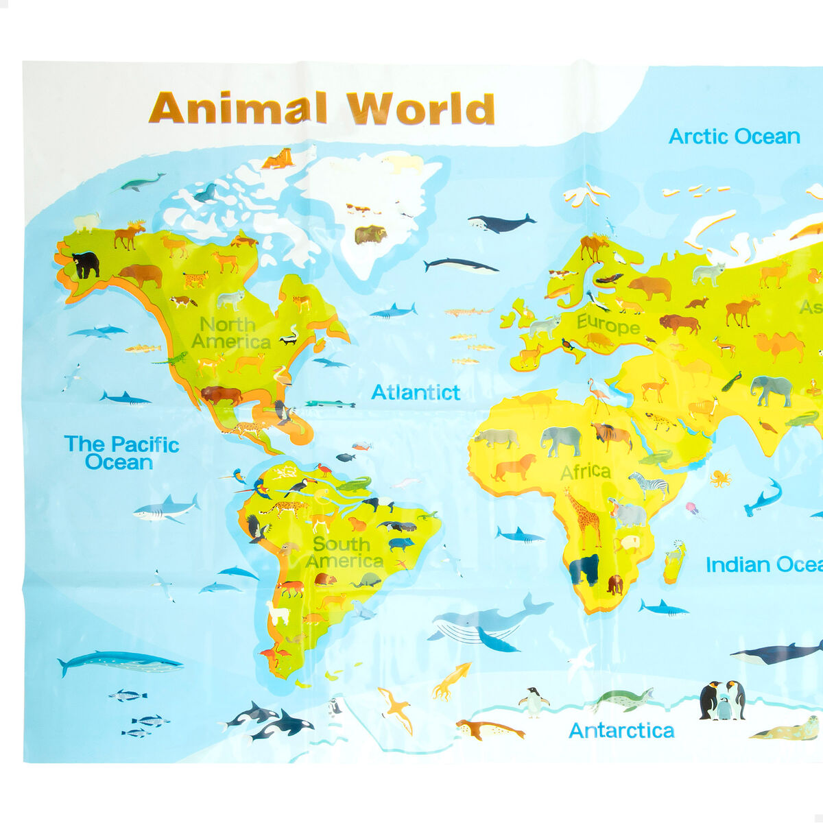 Animal figures Colorbaby Plastic 23 X 10 X 7 CM (4 Units)