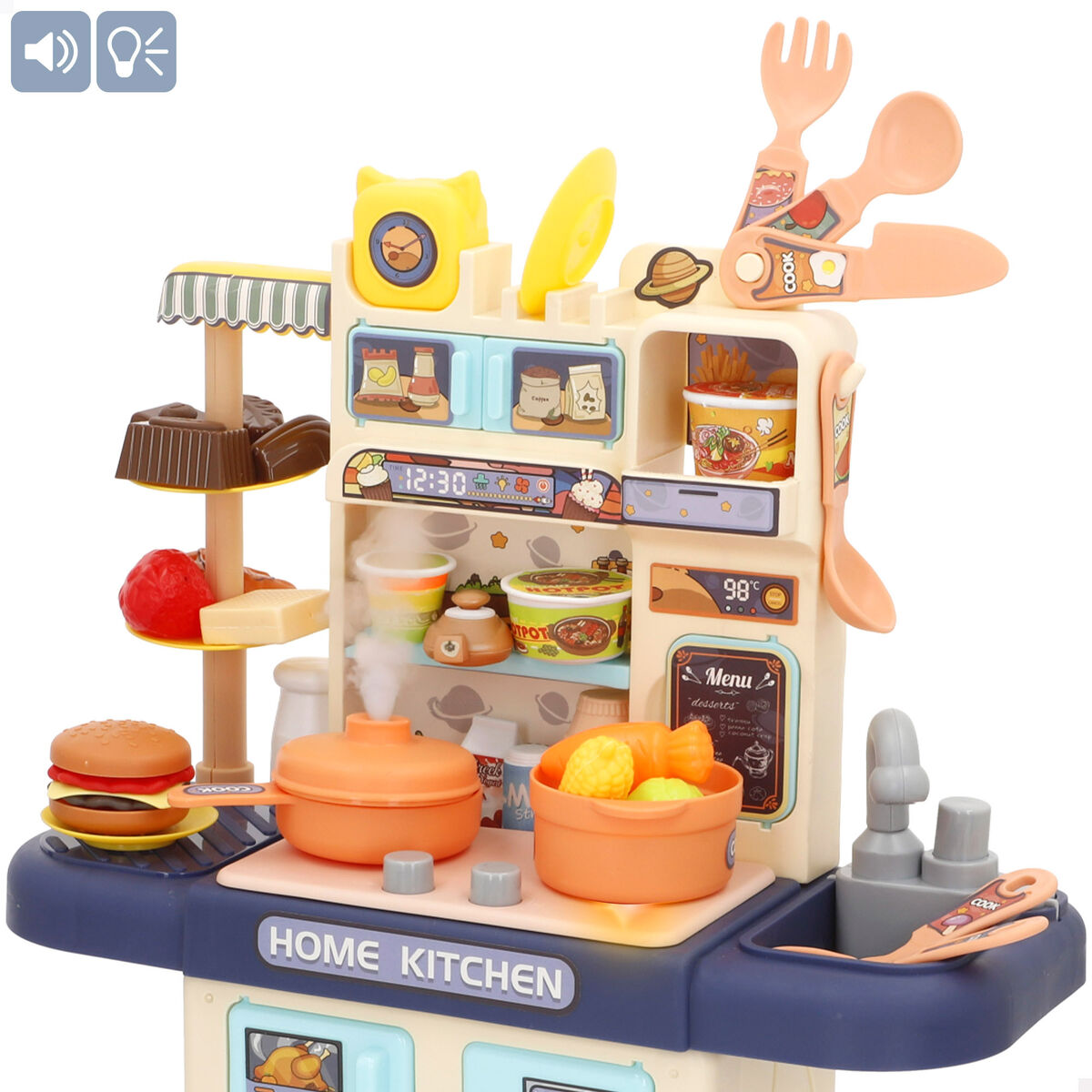 Toy kitchen Colorbaby 30 X 33 X 12 CM 30 Pieces (4 Units)