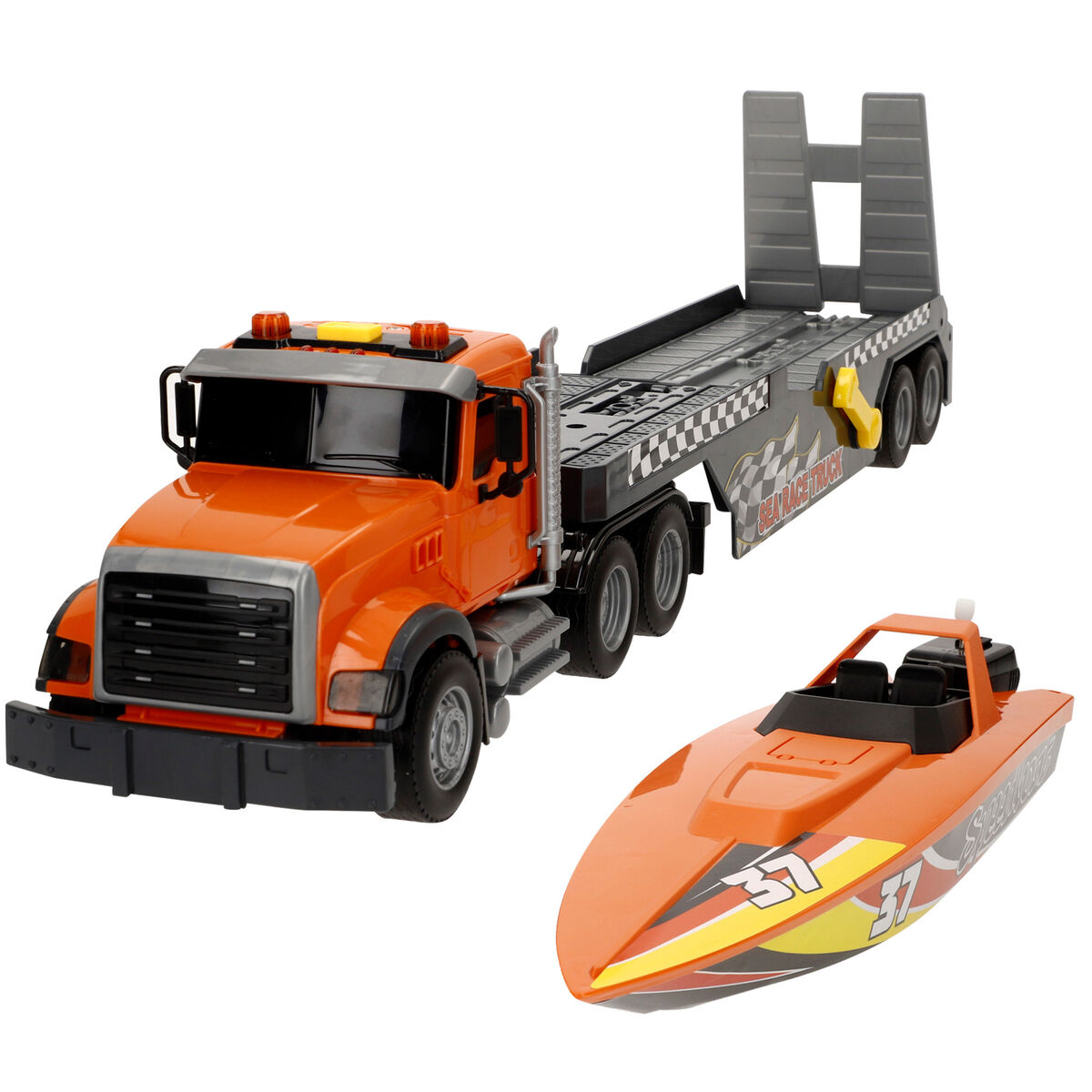 Vehicle Carrier Truck Speed & Go 53 X 15 X 10 CM (2 Units)