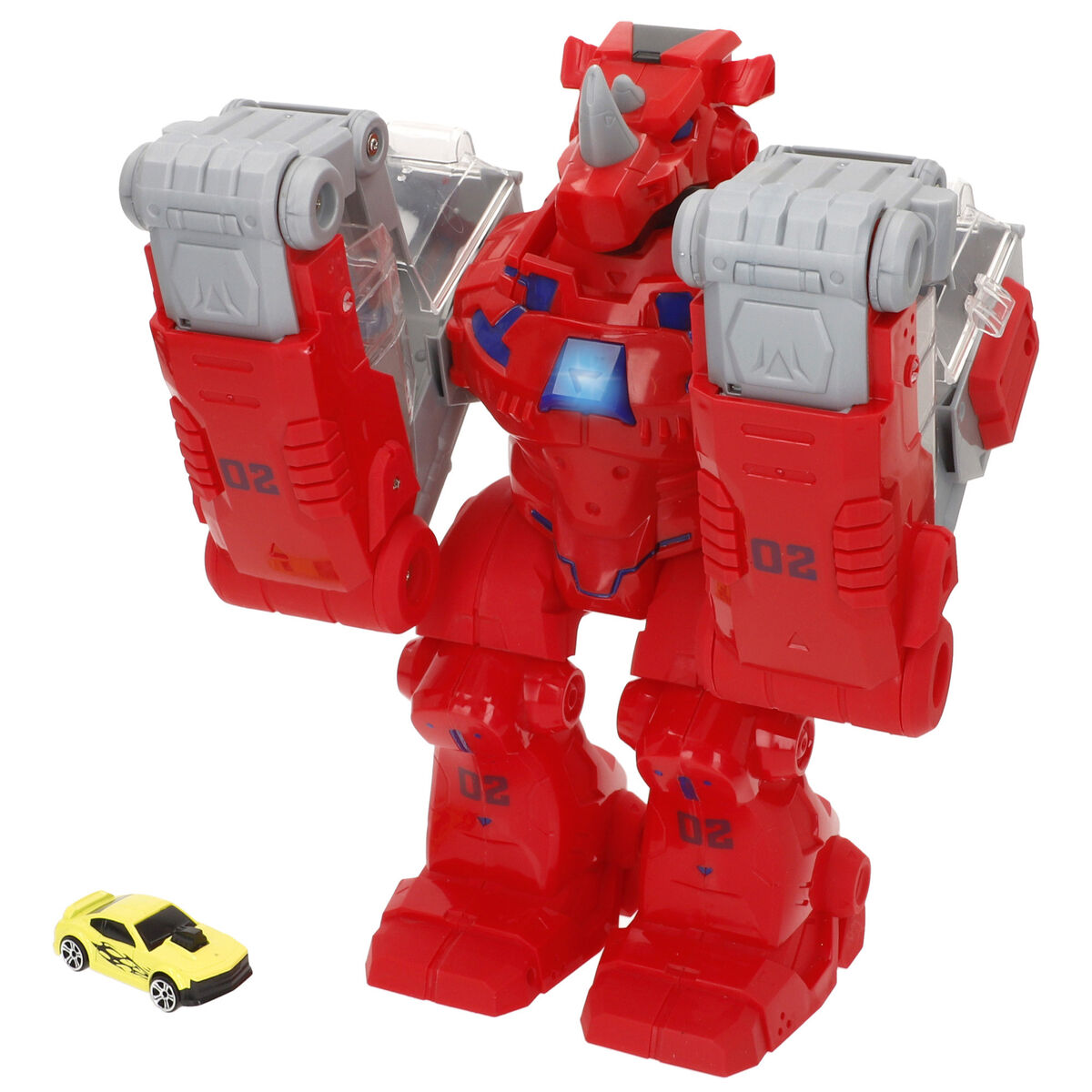Transformable Super Robot Light Sound 24 X 28 X 16 CM 2 Units