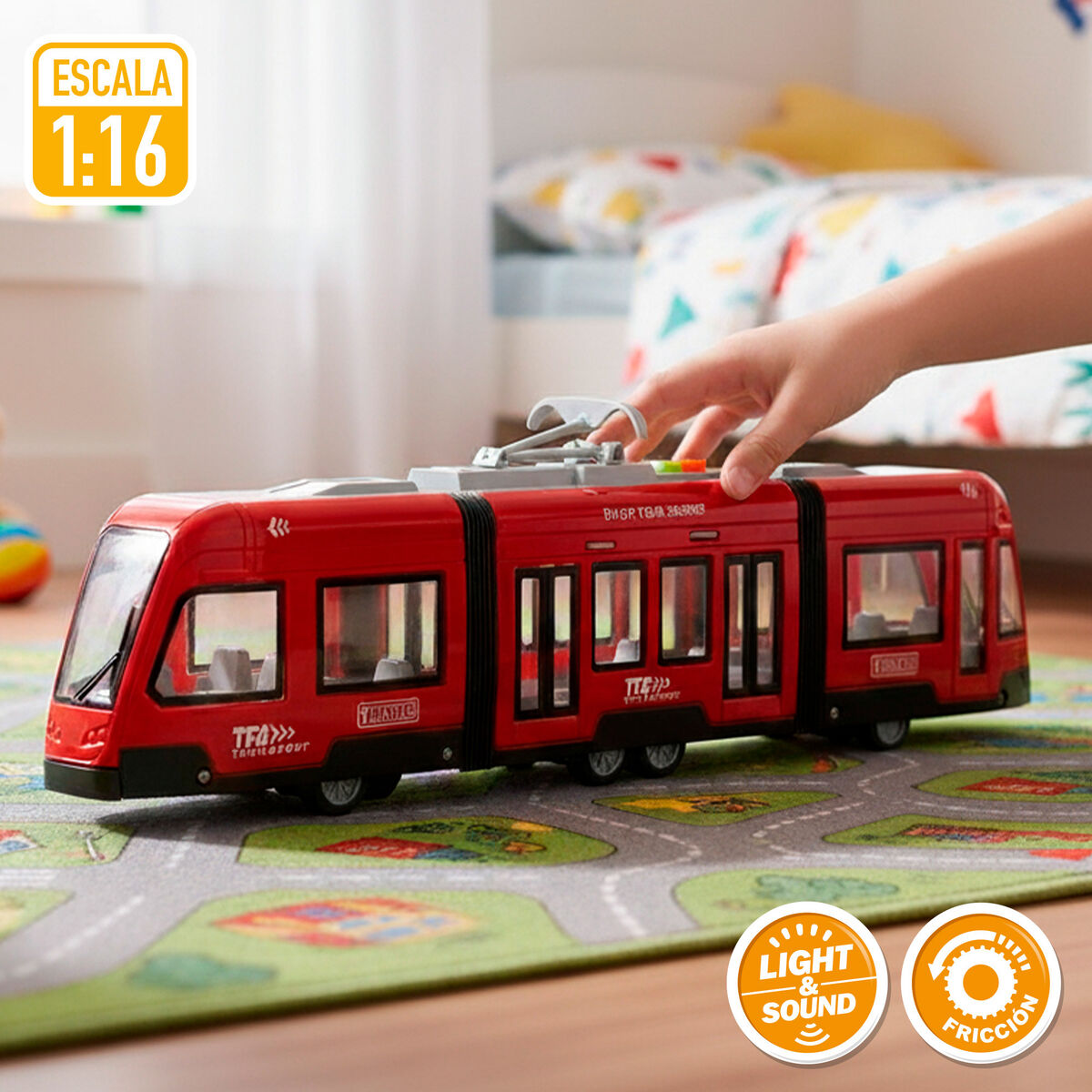 Train Speed & Go 45 X 11 X 6 CM Friction 2 Units