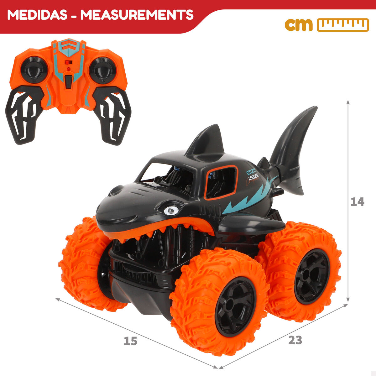 Remote-Controlled Car Speed & Go 23 X 14 X 15 CM (4 Units)