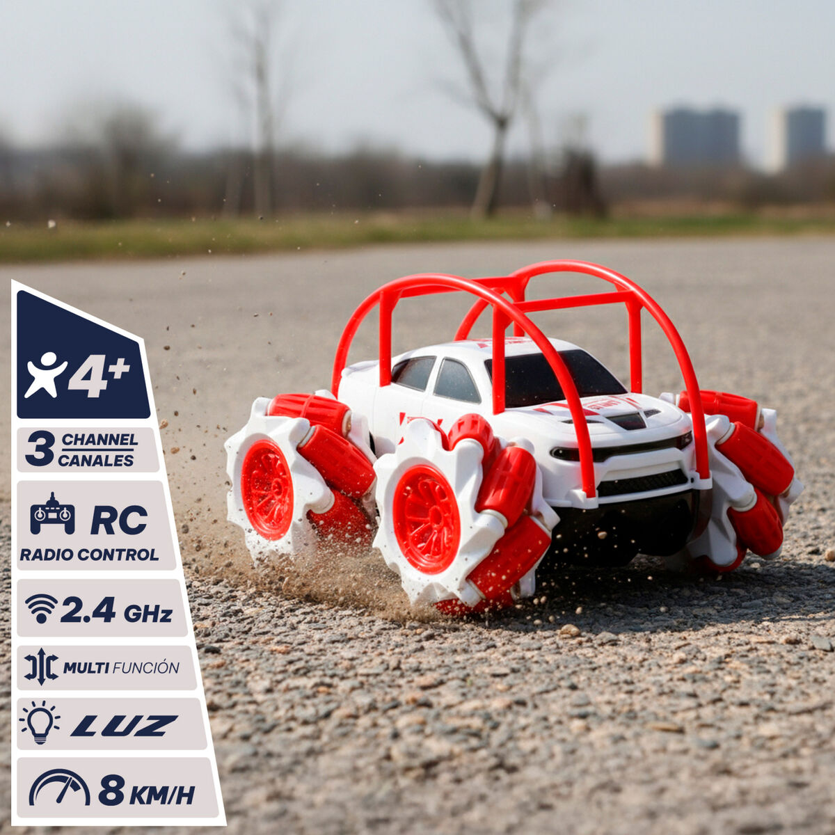 Remote-Controlled Car Speed & Go 15 x 11 x 15 cm (2 Units)