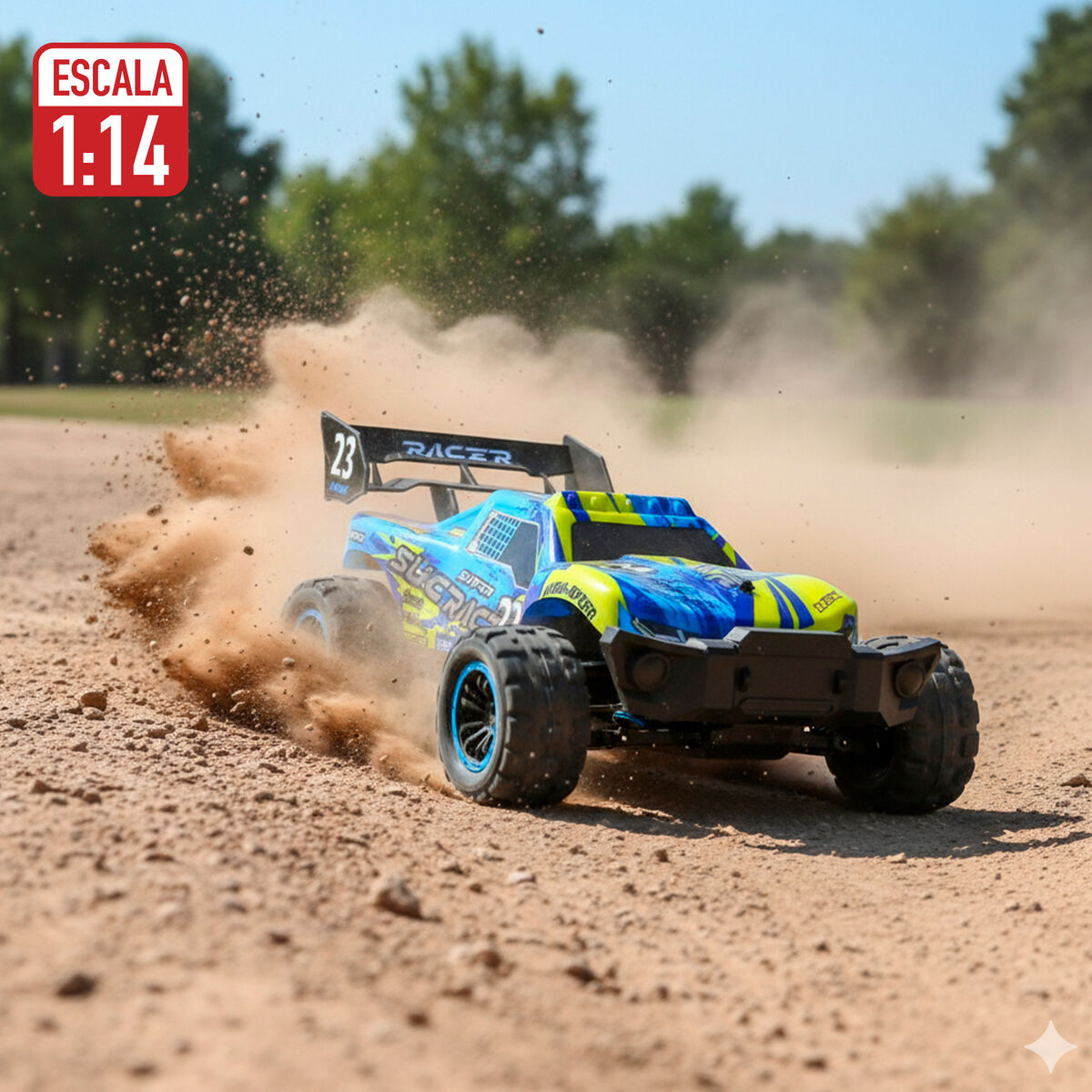 Remote-Controlled Car Speed & Go 1:14 29 X 13 X 18 CM (2 Units)