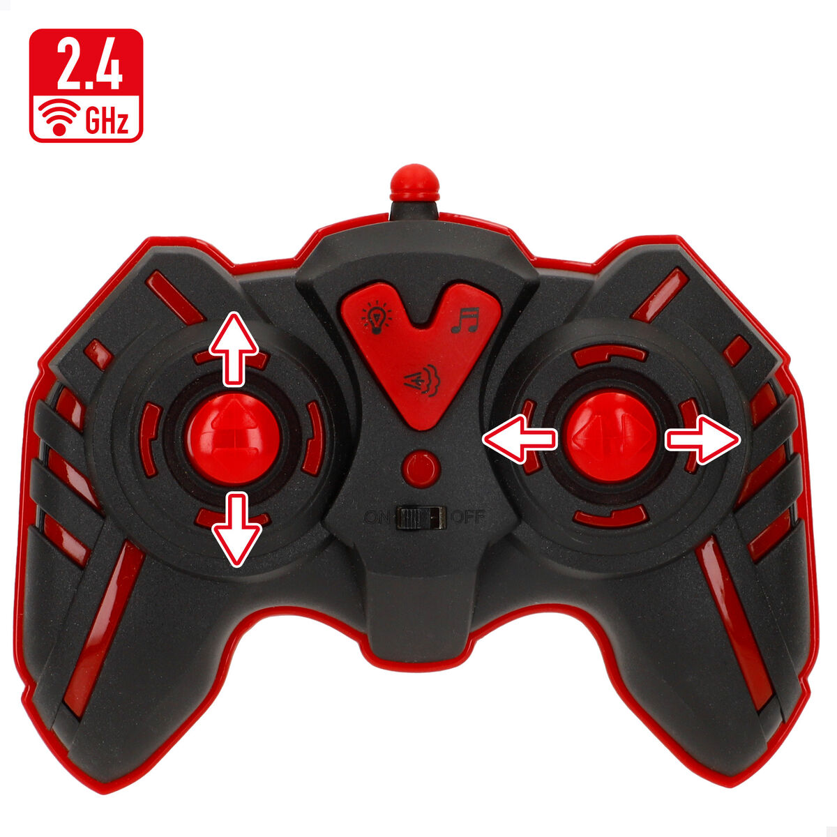 Remote-Controlled Car Speed & Go 1:16 23 X 15 X 19 CM (2 Units)