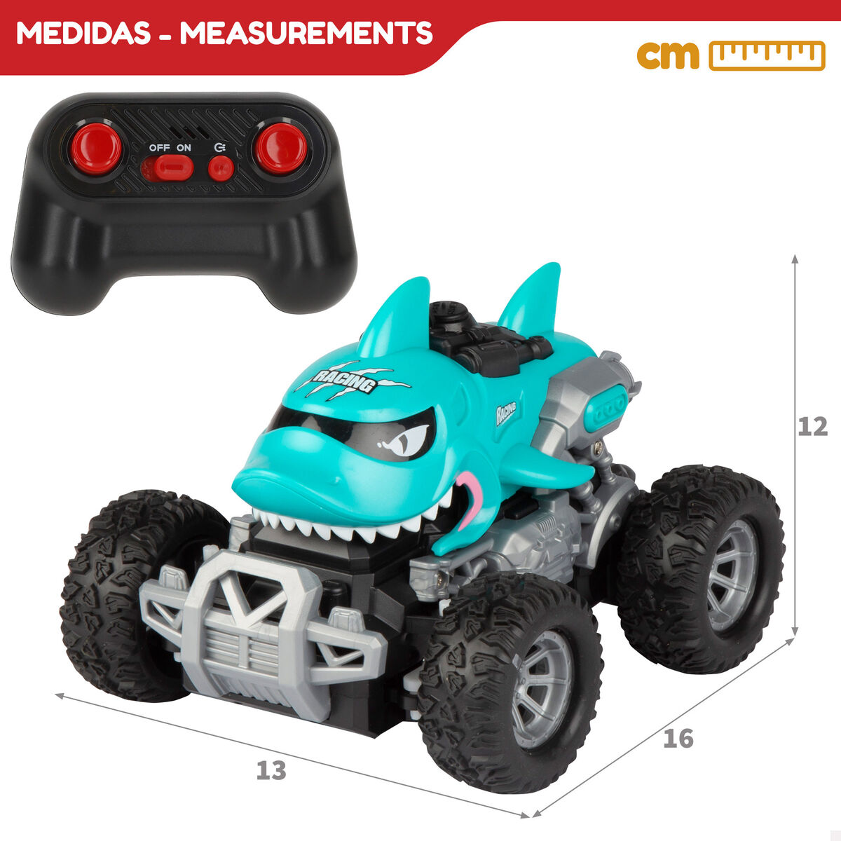 Remote-Controlled Car Speed & Go 1:24 16 X 12 X 13 CM (4 Units)