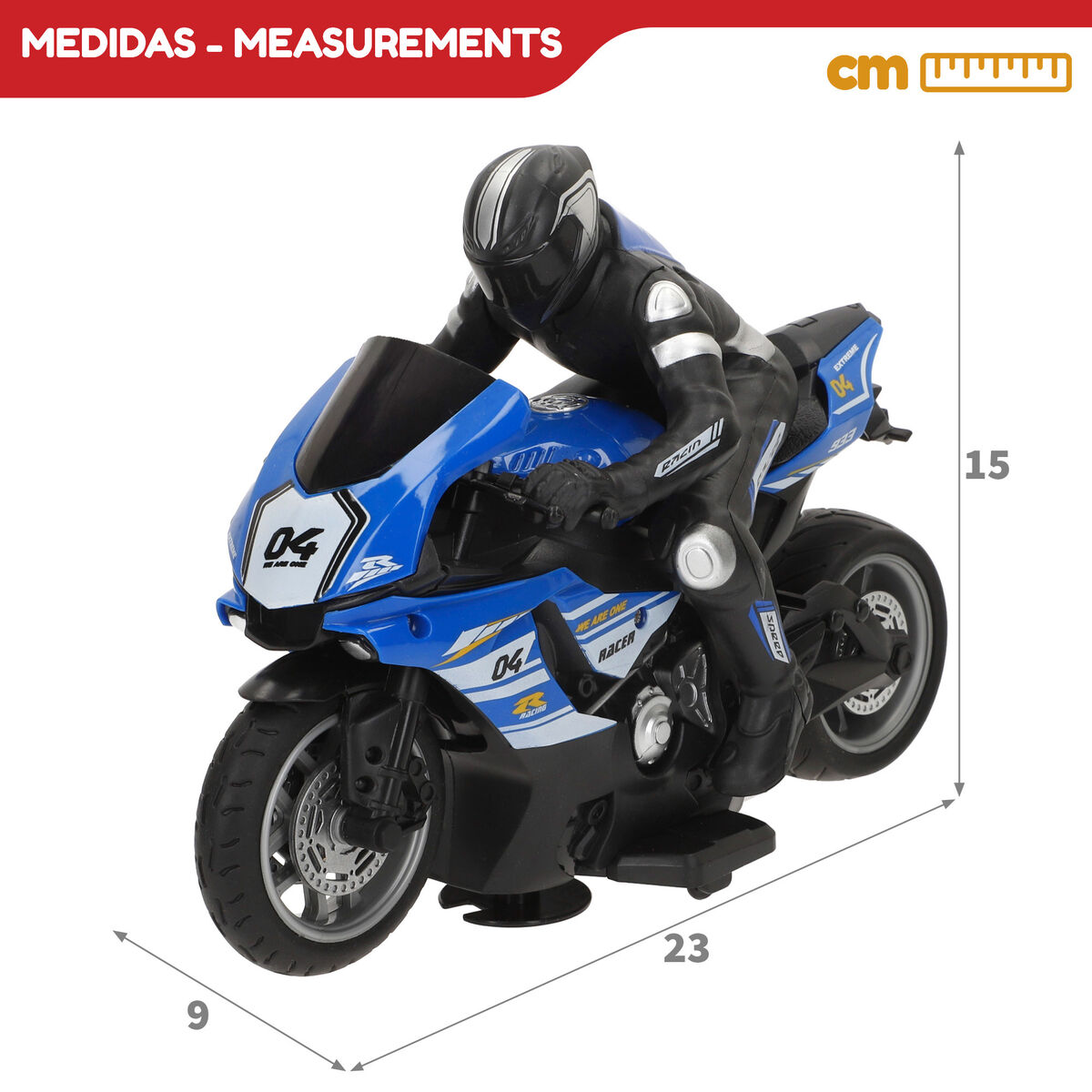 Remote control Motorbike Speed & Go (2 Units)