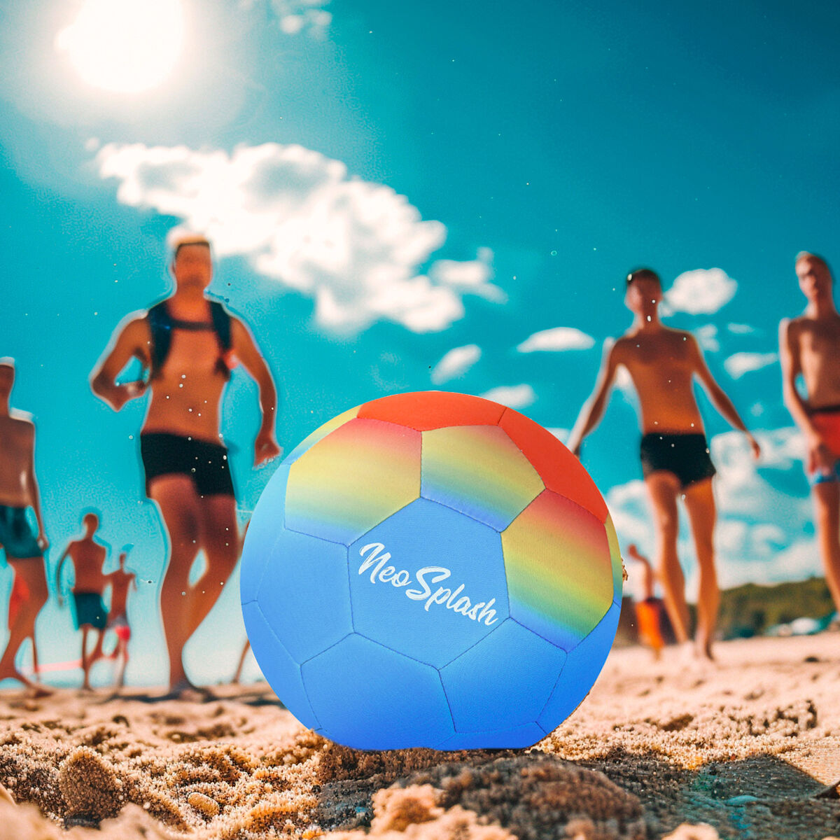 Beach Soccer Ball Aktive Neo Splash (24 Units)