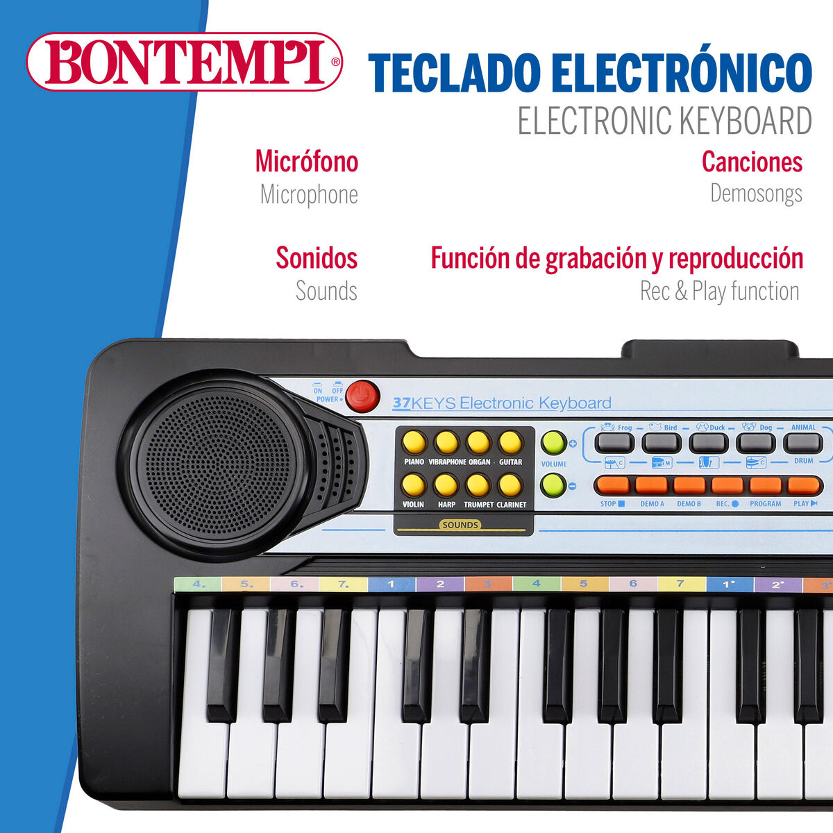 Electric Piano Bontempi 42 X 5 X 16 CM (6 Units)