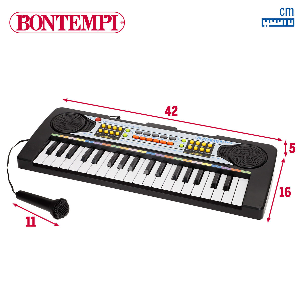 Electric Piano Bontempi 42 X 5 X 16 CM (6 Units)