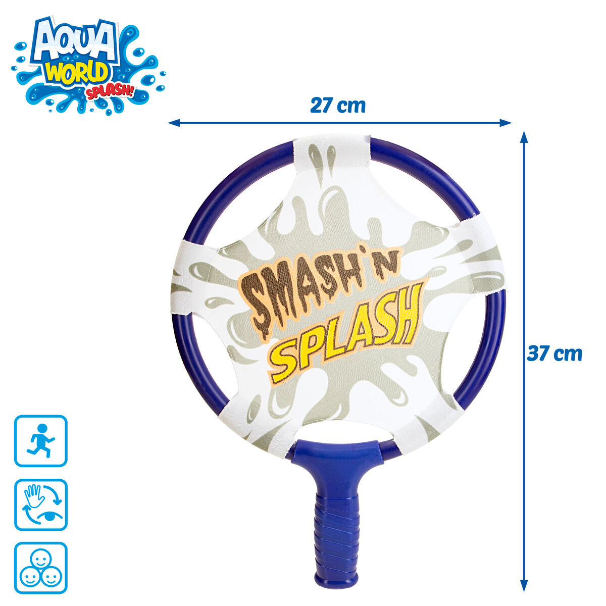 Beach Spades with Ball Colorbaby 27 X 37 X 1,5 CM (6 Units)